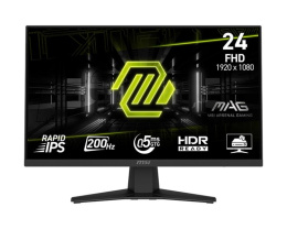 Монитор MSI 23.8" Mag 244F черный IPS LED 16:9 HDMI матовая 300cd 178гр/178гр 1920x1080 200Hz DP FHD 2.88кг