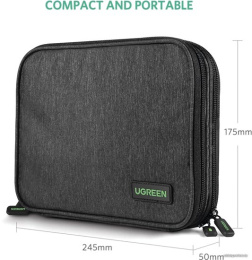 Органайзер UGREEN LP139 50147 Storage Bag. Цвет: серый