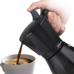 Кофеварка гейзерн. Rondell Kafferro RDA-1275 0.45л алюминий темно-серый