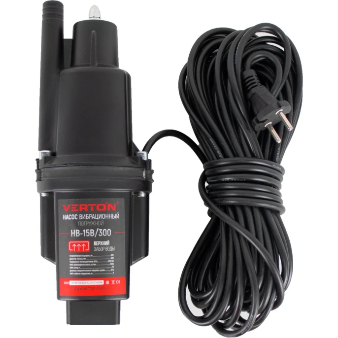 Вибрационный насос VERTON НВ-15В/300 01.10945.10947