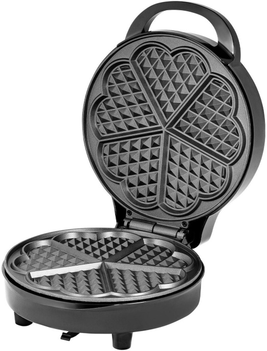 Вафельница Galaxy Line GL2987 мощность: 1200 Вт, длина шнура питания: 0,7 м, класс защиты от поражения электрическим током: I, цвет: черный