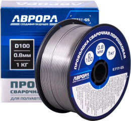 Проволока свар. Aurora E71T-GS D0.8мм 1000гр 39777