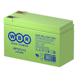 WBR Батарея GP1272 28W f2 12V/7,2Ah (GP1272 F2 (12V28W))