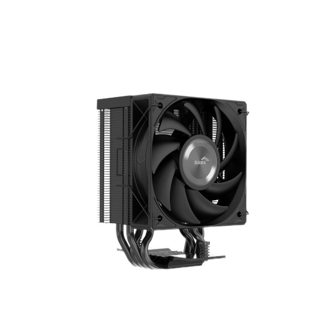 Кулер для процессора CPU Cooler SAMA X40 200W, 4-pin PWM, 133.5mm, 4x6mm, 1x100mm, 50.1CFM, 35.2dBA, 2600RPM, S: 1851/1700/1200/115X, AM5/AM4, black X40-BKWNYXOX-G
