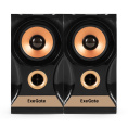Акустическая система 2.0 ExeGate Maestro SPS-590 (Активная, питание 220В, 2х3Вт, 30-18000Гц, цвет темное дерево, Color Box) EX297196RUS