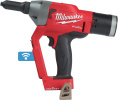 Аккумуляторный заклепочник Milwaukee M18 ONEFPRT-0X 4933478601 амплитуда хода: 30мм, диапазон размеров трубы: 4.8-7.0мм, максимальная сила втягивания: 20000Н, 18В, Li-ion, без аккумуляторов, бесщеточный двигатель