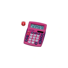 Настольный калькулятор Citizen 8 разрядов, двойное питание, розовый SDC-450NPKCFS