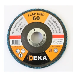 Круг лепестковый шлифовальный Inox 125 мм, P=60 EKA 51 464 60