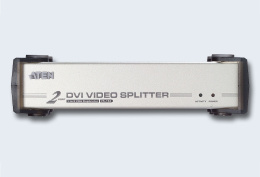 Разветвитель, электрон. ATEN VS162-AT-G, DVI Single Link+Audio, 1 2 монитора, 5 метр., F, без шнуров, Б.П. 220 5.3V
