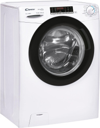 Стиральная машина узкая Candy Smart Pro Inverter CSOW43 646TWMB-07, с фронтальной загрузкой, 6кг, 1300об/мин, с паром, с сушкой, инверторная