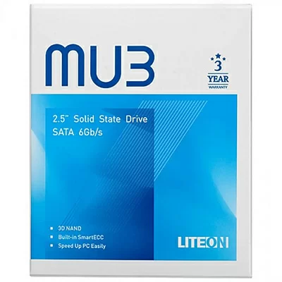 Накопитель SSD 120 Gb SATA 6Gb/s LITE-ON MU3 PH6-CE120 2.5" 3D TLC