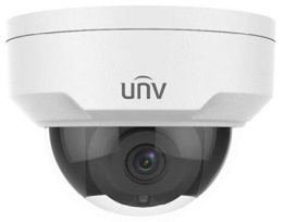 Камера Uniview Видеокамера IP купольная антивандальная, 1/2.7" 4 Мп КМОП @ 30 к/с, ИК-подсветка до 50м., LightHunter 0.003 Лк @F1.6, объектив 4.0 мм, WDR, 2D/3D DNR, Ultra 265, H.265, H.264, MJPEG, 3 потока, IPC324SS-DF40K-I0