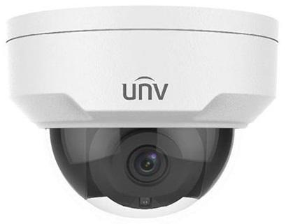 Камера Uniview Видеокамера IP купольная антивандальная, 1/2.7" 4 Мп КМОП @ 30 к/с, ИК-подсветка до 50м., LightHunter 0.003 Лк @F1.6, объектив 4.0 мм, WDR, 2D/3D DNR, Ultra 265, H.265, H.264, MJPEG, 3 потока, IPC324SS-DF40K-I0