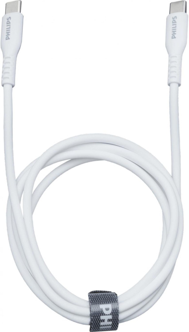 Кабель Philips DLC8601 USB Type-C m -USB Type-C m 1.2м белый коробка упак.:1шт