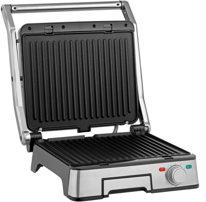 Электрогриль Vitek VT-8452, серебристый