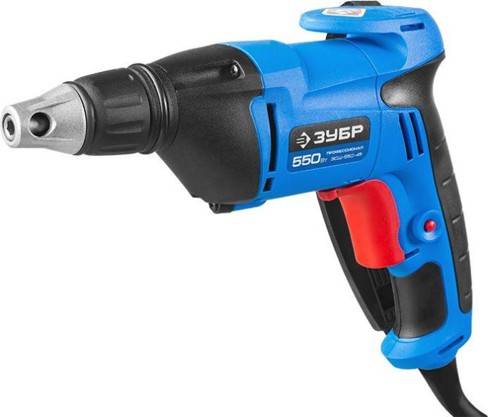 Сетевой шуруповерт ЗУБР Профессионал 550 Вт ЗСШ-550-45