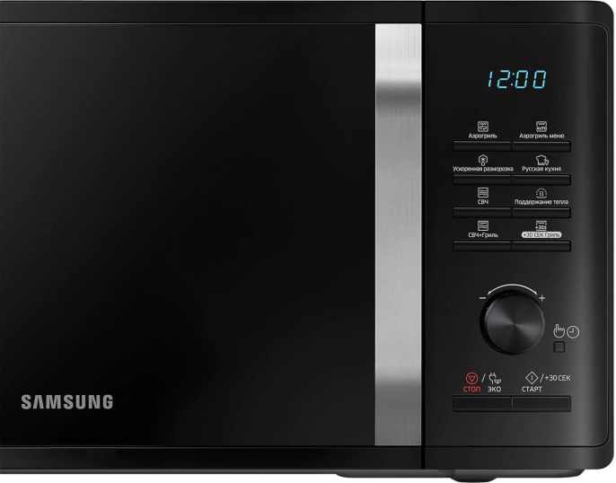 Микроволновая печь SAMSUNG MG23K3575AK/BW, 800Вт, 23л, черный