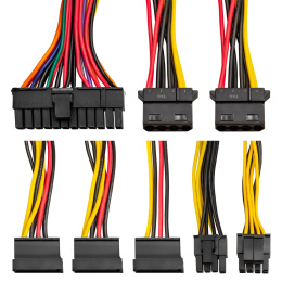 Серверный БП 450W ExeGate ServerPRO-1U-F450AS (Flex ATX, APFC+Dual Forward, КПД 80% (80 PLUS), 4cm fan, flat cables 24pin, (4+4)pin, PCI-E, 3xSATA, 2xIDE) EX292219RUS