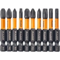 Набор бит для шуруповерта RAGE By VIRA магнитные торсионные IMPACT S2 PH PZ TORX x 50 мм 10 шт 554196