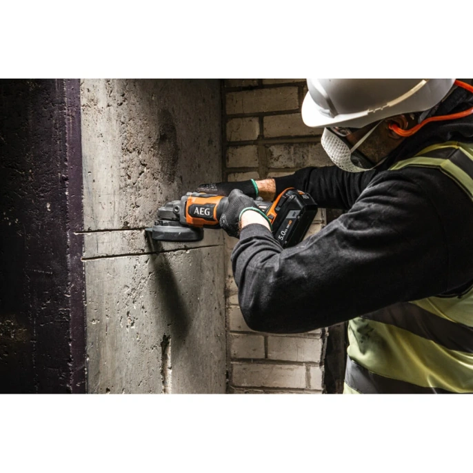 Углошлифмашина AEG BEWS18-115BLPX2-0 115 мм, 18В 4935480856