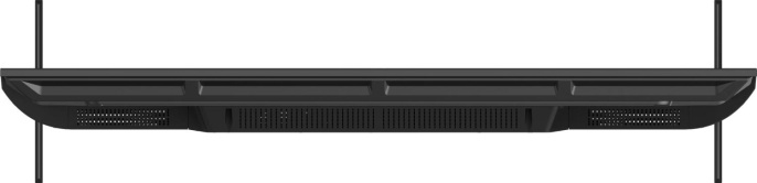 Телевизор LED Vitek 50" VT-50UBS410 Google TV Frameless черный 4K Ultra HD 60Hz MEMC DVB-T DVB-T2 DVB-C DVB-C2 DVB-S DVB-S2 USB WiFi Smart TV
