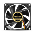 Вентилятор 12В DC ExeGate ExtraSilent ES08025S3P (80x80x25 мм, Sleeve bearing (подшипник скольжения), 3pin, 1900RPM, 20dBA) EX297043RUS
