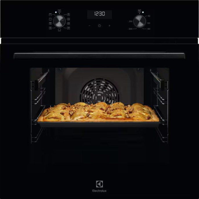Духовой шкаф электрический Electrolux EOD5C70BZ, 65л, дверца с 2 стеклами, черный