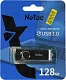 Накопитель 128 Gb USB3.0 Netac U505 NT03U505N-128G-30BK (32 ГБ, USB 3.2 Gen 1 Type-A (5 Гбит/сек), раскладной корпус, пластик+металл, цвет черный)