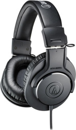 Наушники мониторные Audio-Technica ATH-M20X 3м черный проводные оголовье 15117005