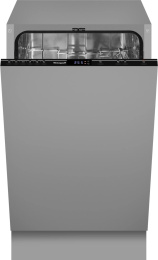 Встраиваемая посудомоечная машина WEISSGAUFF BDW 4526 D, узкая, ширина 44.8см, полновстраиваемая, загрузка 10 комплектов 432978