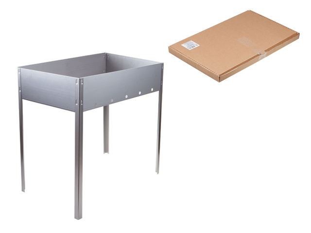 Мангал сборный "Стандарт" без шампуров в г/карт.кор 500х300х500 х0,7толщ , PERFECTO LINEA 47-750070