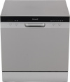 Посудомоечная машина WEISSGAUFF TDW 4006 S, компактная, настольная, 55см, загрузка 8 комплектов, серебристая [425988]