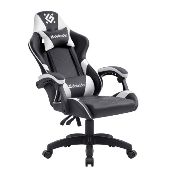 Defender игровое кресло Companion Черный/белый,класс 3,металл,PU,64023