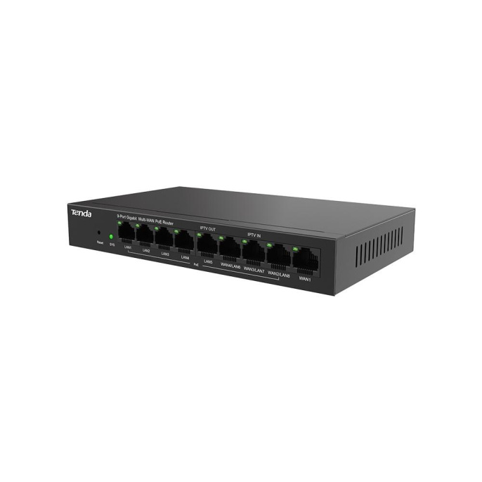 TENDA G0-8G-POE 9 Port Gigabit Ethernet PoE Router