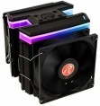 Кулер для процессора Raijintek DELOS RBW 3x 92x92x25mm fans, 6 heatpipes, TDP 200W, PWM, 650-2000RPM, 22.95 dBA, hydraulic bearing, all sockets 0R10B00096