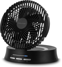 Вентилятор настольный COOLFORT CF-2000,  черный