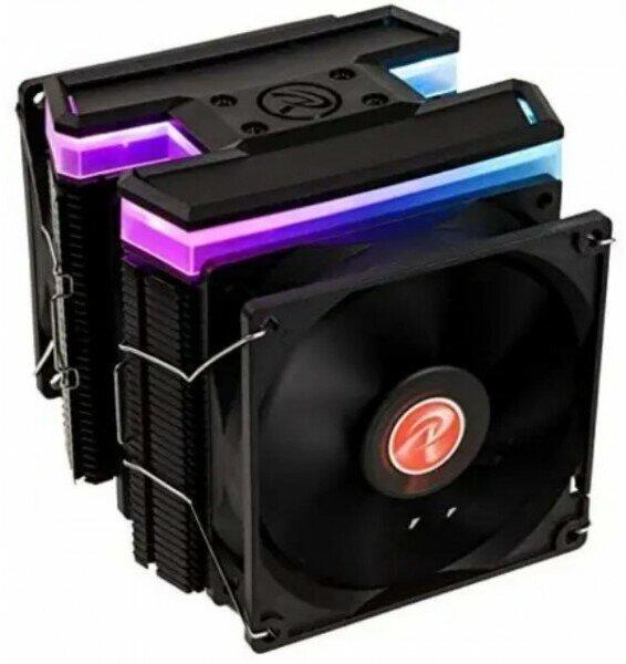 Кулер для процессора Raijintek DELOS RBW 3x 92x92x25mm fans, 6 heatpipes, TDP 200W, PWM, 650-2000RPM, 22.95 dBA, hydraulic bearing, all sockets 0R10B00096