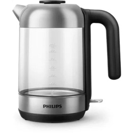 Чайник электрический Philips HD9339/80, 1.7л, стекло/пластик