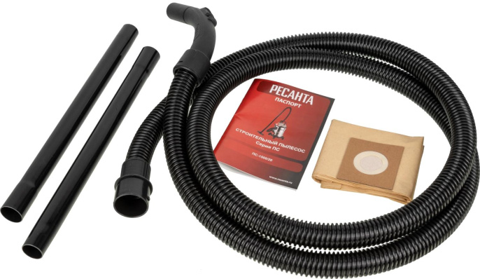 Строительный пылесос Ресанта ПС-1500/20 1500Вт уборка: сухая/влажная/выдув серебристый (75/19/1)