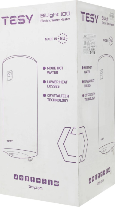 Водонагреватель TESY Bilight GCV 1004420 B11 TSRC,  накопительный,  2кВт,  100л,  белый [303296]