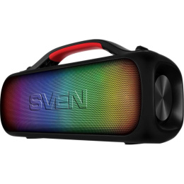 Колонка портативная SVEN PS-360 черный (24Вт, USB, Bluetooth, питание от аккумулятора) (SV-021740)