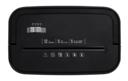 Уничтожитель бумаг Deli E9939,  P-4,  4х25 мм, 5 лист. одновременно, 12л