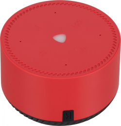 Умная колонка ЯНДЕКС Станция Лайт 5Вт, с Алисой на YaGPT, красный [yndx-00025r]