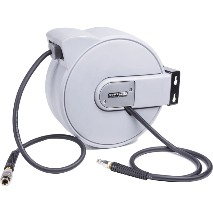 Катушка со шлангом 15 м, 8х12 мм, 20 бар KraftWell KRW1731.C8