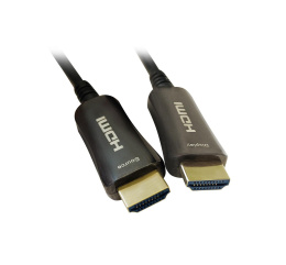 Кабель аудио-видео Digma HDMI 2.0 AOC HDMI m /HDMI m 10м. позолоч.конт. черный BHP AOC 2.0-10
