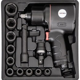 Композитный пневмогайковерт Byemax в наборе с головками BM-43-4033PK3