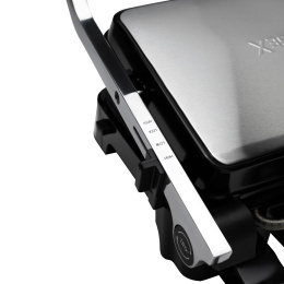 Электрический гриль RAGEX R782-900 с режимом барбекю, 2000 Вт, серебристый