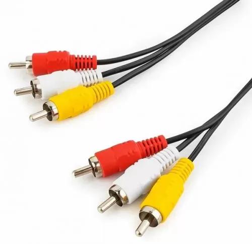 Кабель 3XRCA M /3XRCA M 3M 00-00027485 BLACK GOPOWER