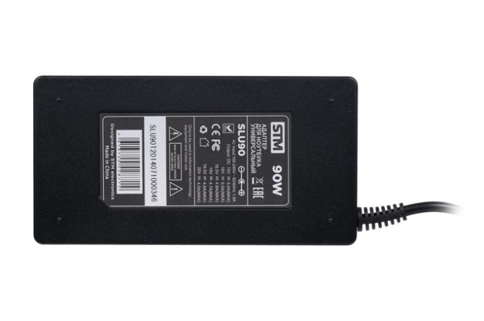 Универсальный адаптер для ноутбуков STM SLU90 на 90Ватт NB Adapter, 90W, Car adapter