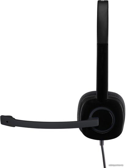 Наушники с микрофоном Logitech H151 черный 1.8м накладные оголовье 981-000590